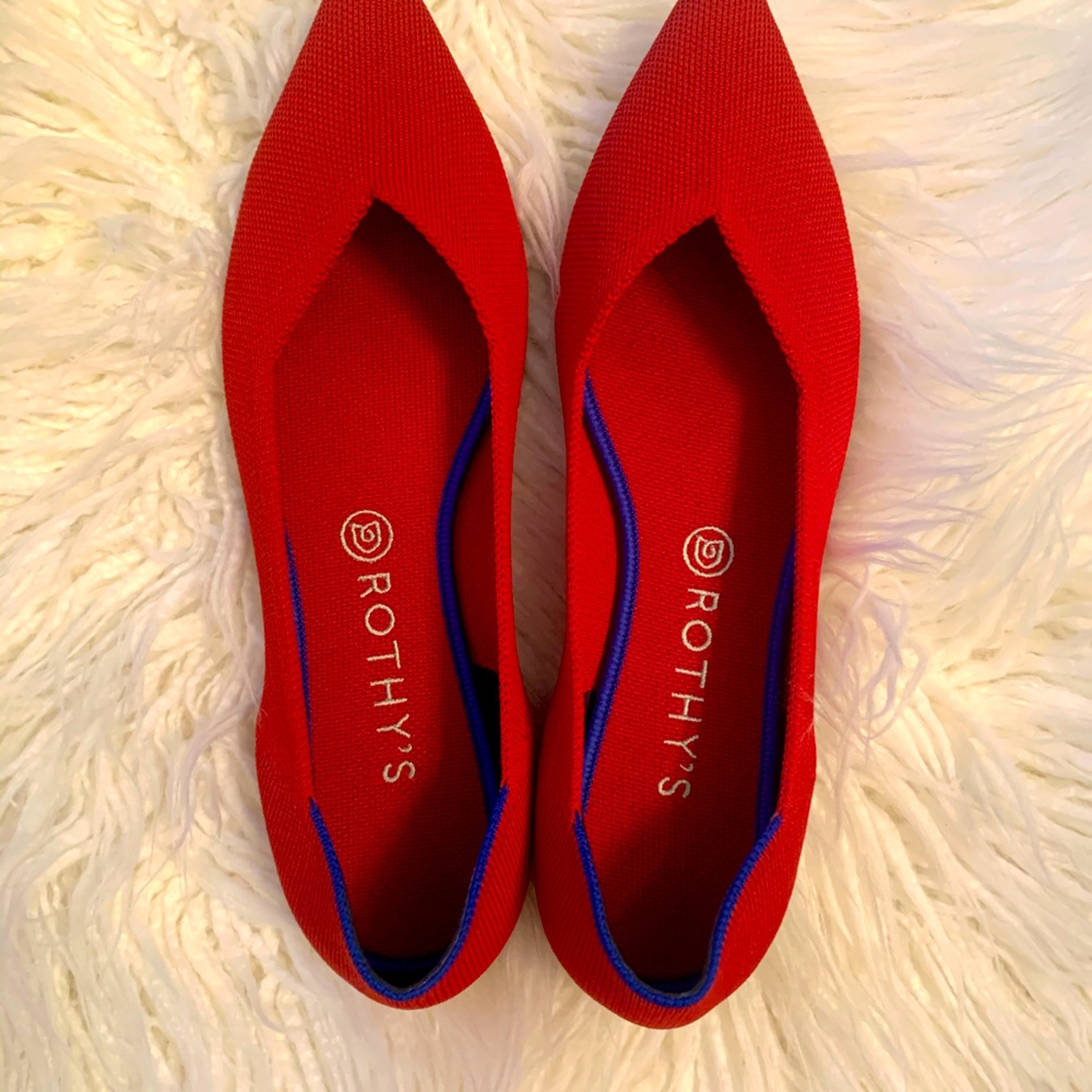 Rothy’s Chili Red point sz 11